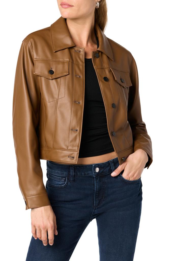 Joe's Crop Faux Leather Jacket