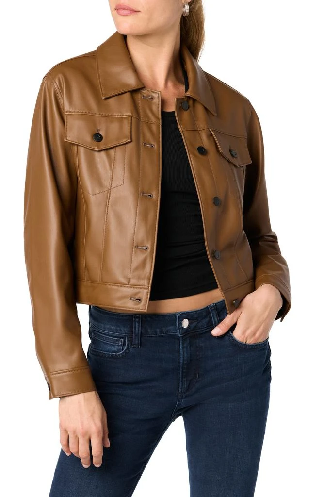 Joe's Crop Faux Leather Jacket 1
