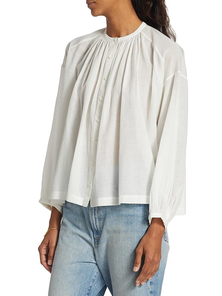DÔEN Jane Shirred Blouse 4