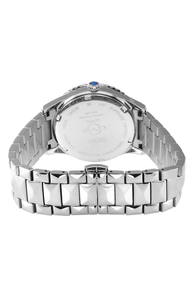 GV2 Siena Swiss Quartz Diamond Embellished Bracelet Watch - 0.02ct, 38mm