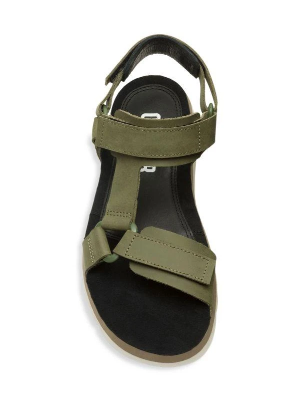 Camper Oruga Touch Strap Leather Sandals 4