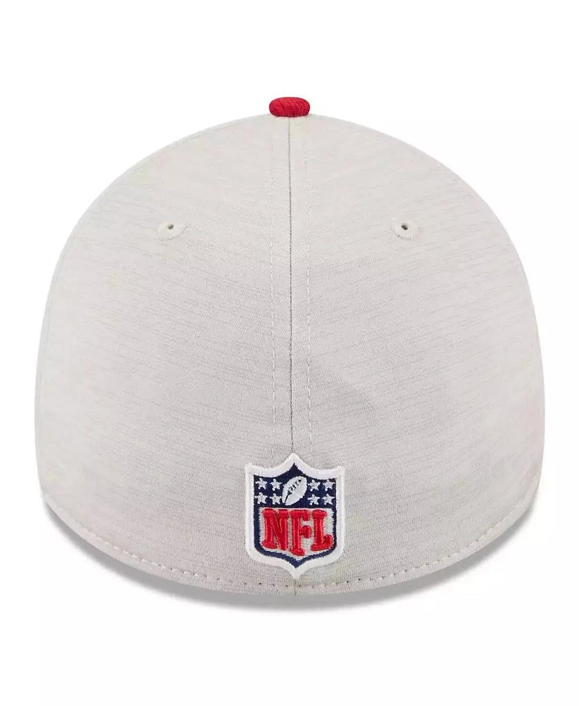 New Era Men's Stone/Scarlet San Francisco 49ers 2024 Sideline Historic 39THIRTY Flex Hat 4