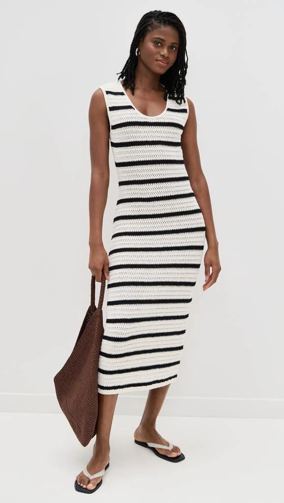 LE JEAN Linen Crochet Dress 1