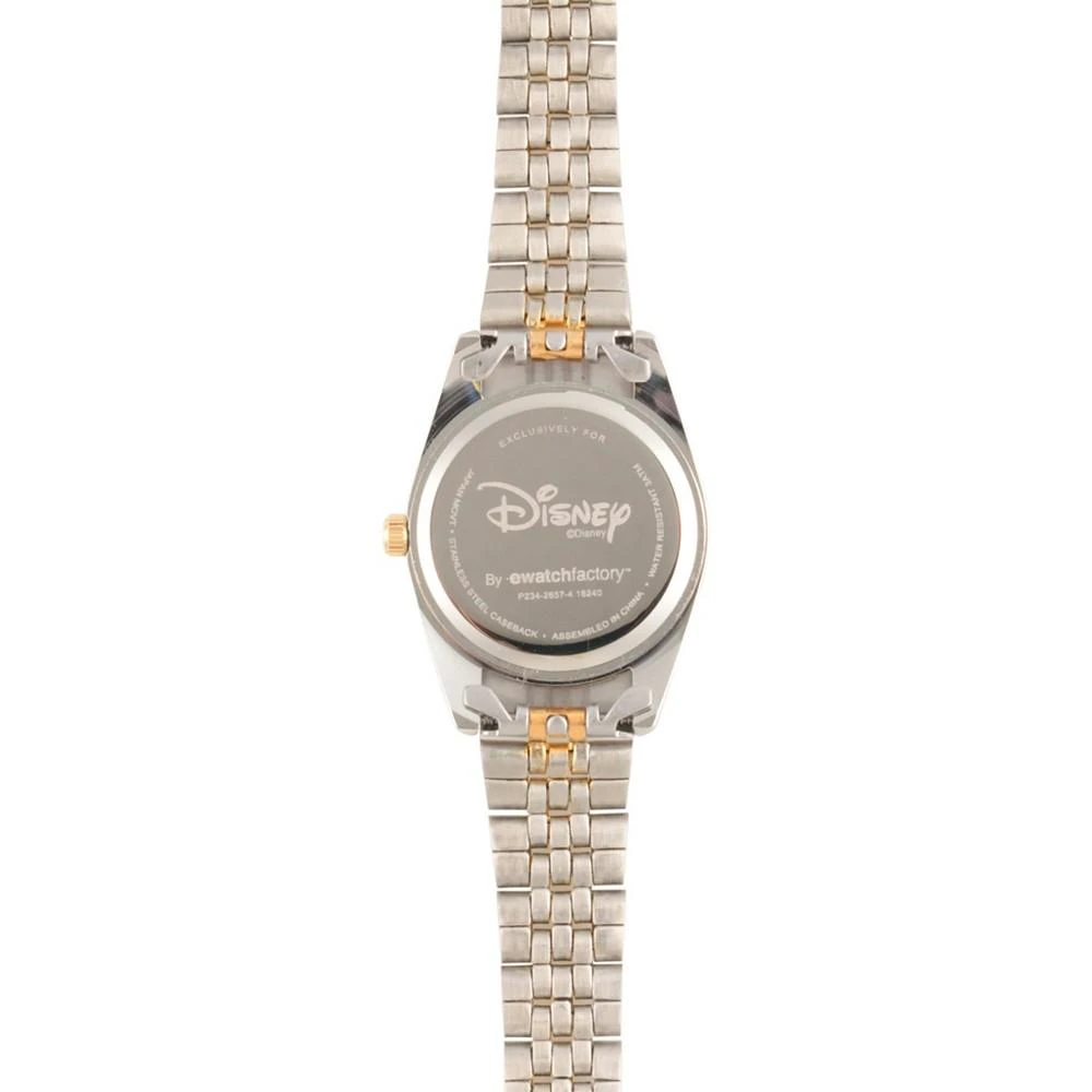 ewatchfactory Disney Mickey Mouse Men's Two Tone Silver and Gold Alloy Watch 2