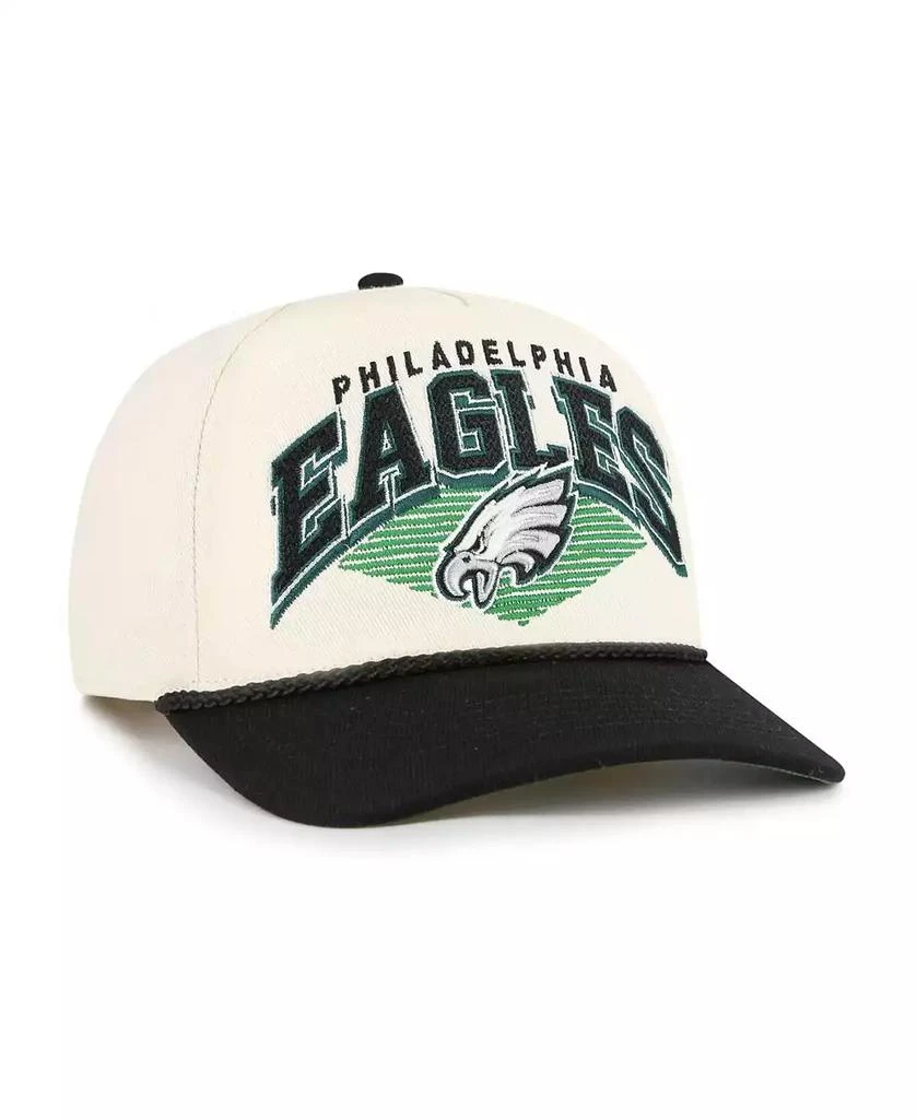 47 Brand Men's Cream Philadelphia Eagles Pomona Rope Hitch Adjustable Hat 2
