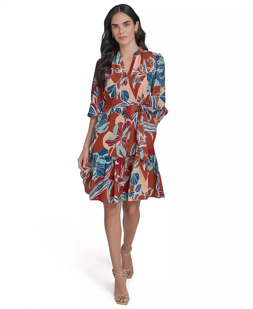 Jessica Howard Women's 3/4-Sleeve A-Line Dress 1