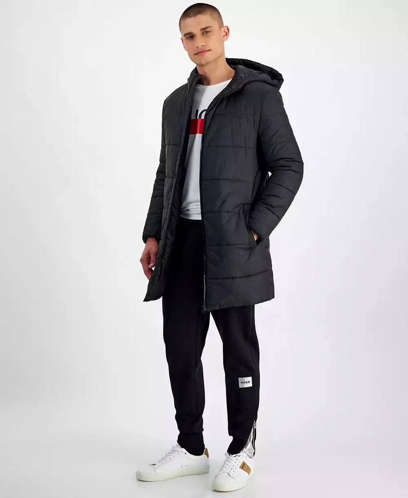 Hugo Boss Men's Slim-Fit Lightweight Hooded Water-Repellent Big Artic Down Parka 1
