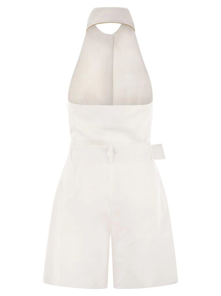 MVP Wardrobe Linen Sleeveless Romper Suit 2