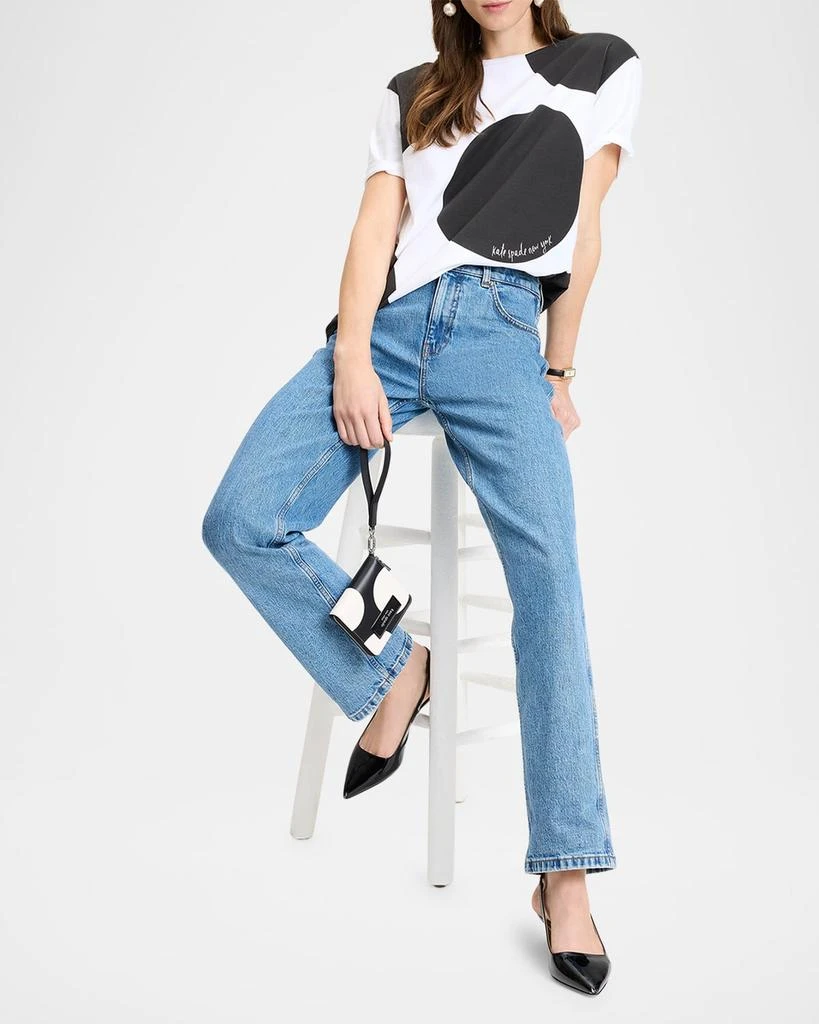 Kate Spade breezy dot printed cotton jersey tee 2