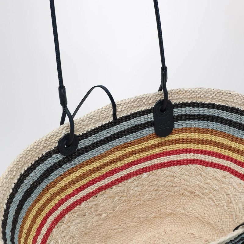 Loewe Large Anagram basket bag in Iraca palm and leather 5
