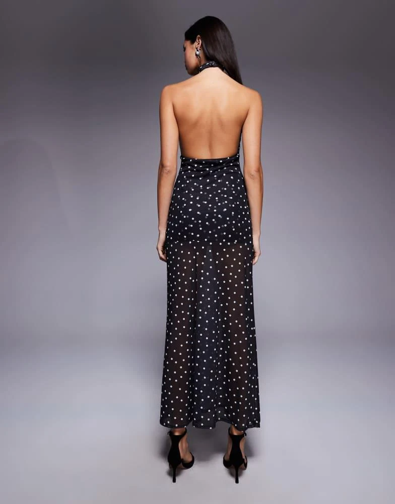 mesh swing dress Midnight Bloom Glitter Mesh Swing Dress