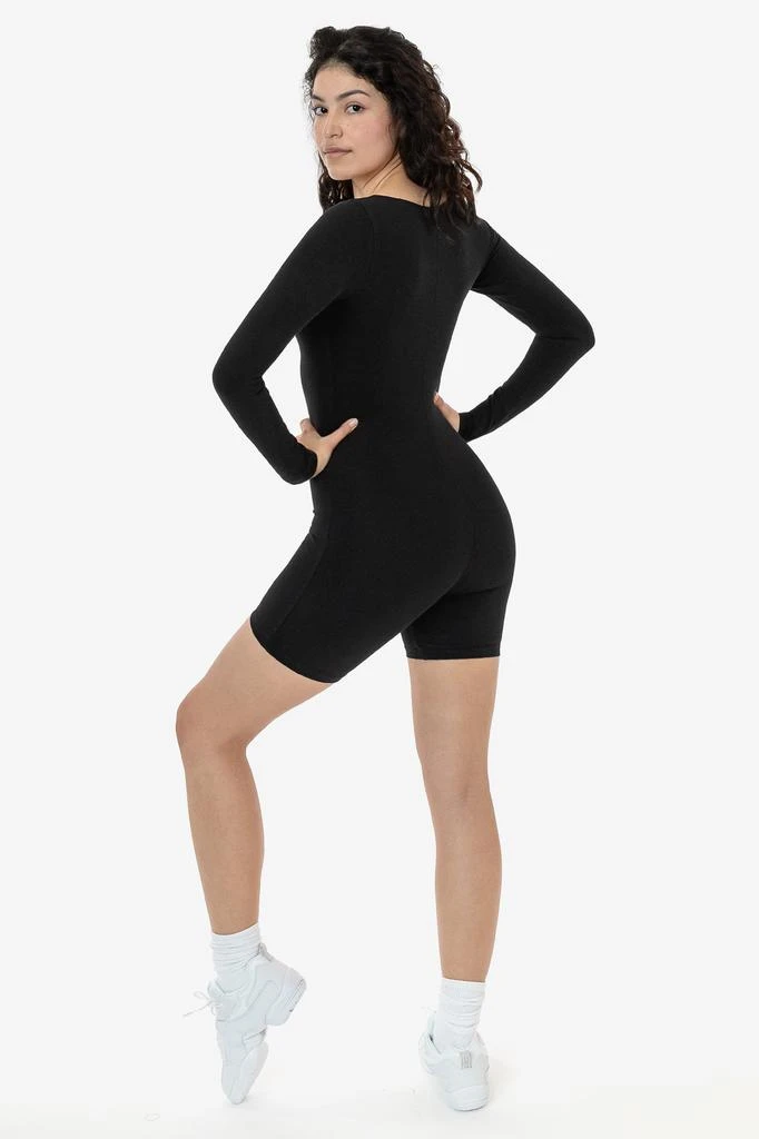 Los Angeles Apparel 83058GD - Garment Dye Sweetheart Pinch Front Long Sleeve Biketard 11