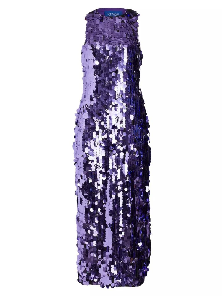 Simon Miller Lou Sequined Midi-Dress 1