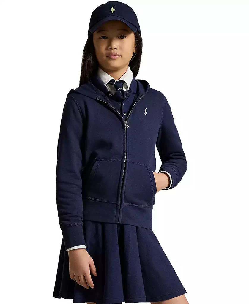 Ralph Lauren Girls' 7-16 French Terry Full-Zip Hoodie 1