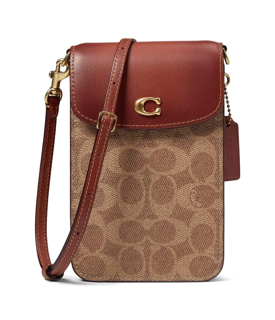 COACH Coated Canvas Signature Phone Crossbody 1