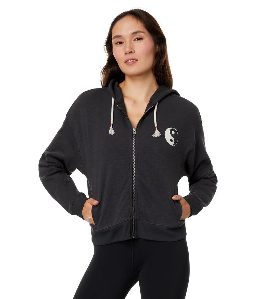 Spiritual Gangster Ying Yang Slub Terry Hana Zip