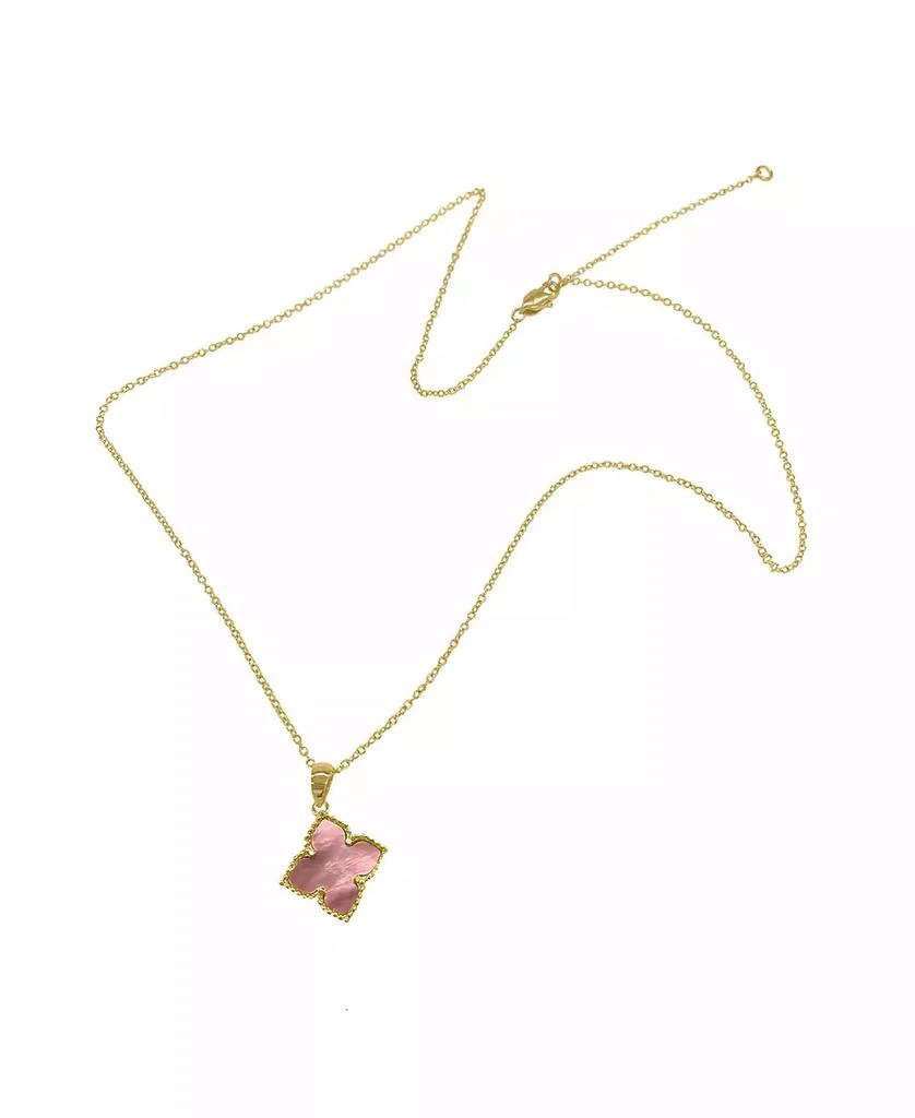 ADORNIA Flower Mother of Pearl Necklace 2