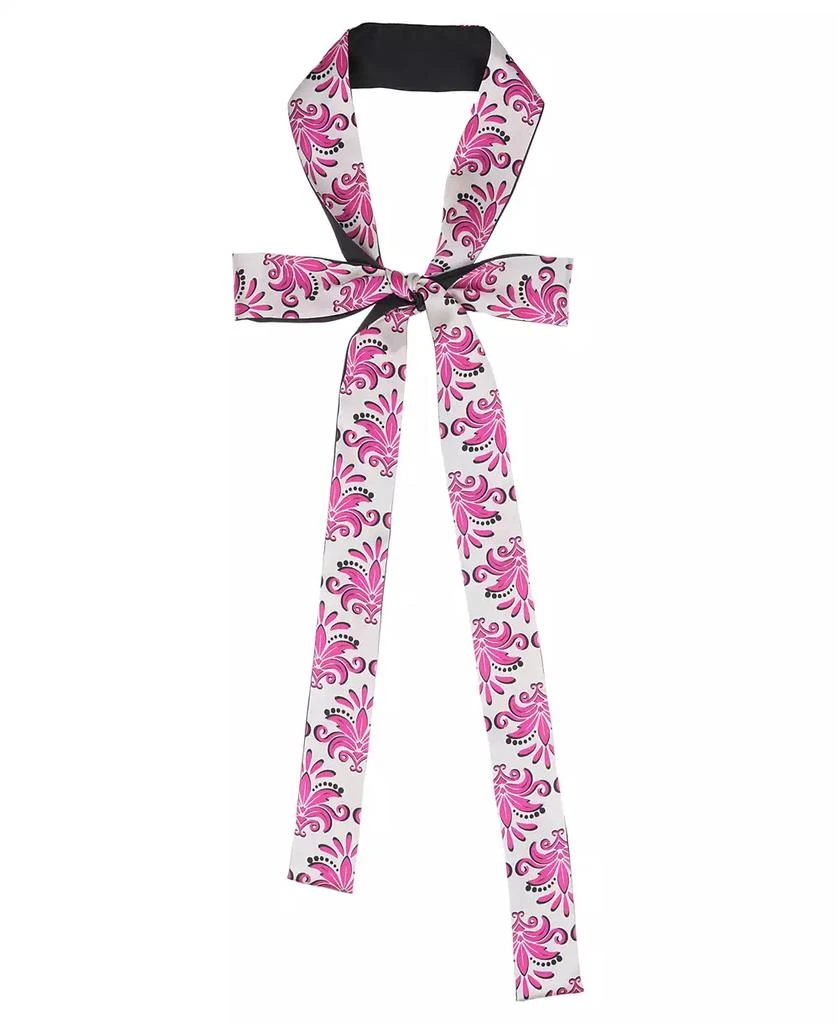 Bespoke Fashion Women's Delphine Print Ribbon Scarf 1