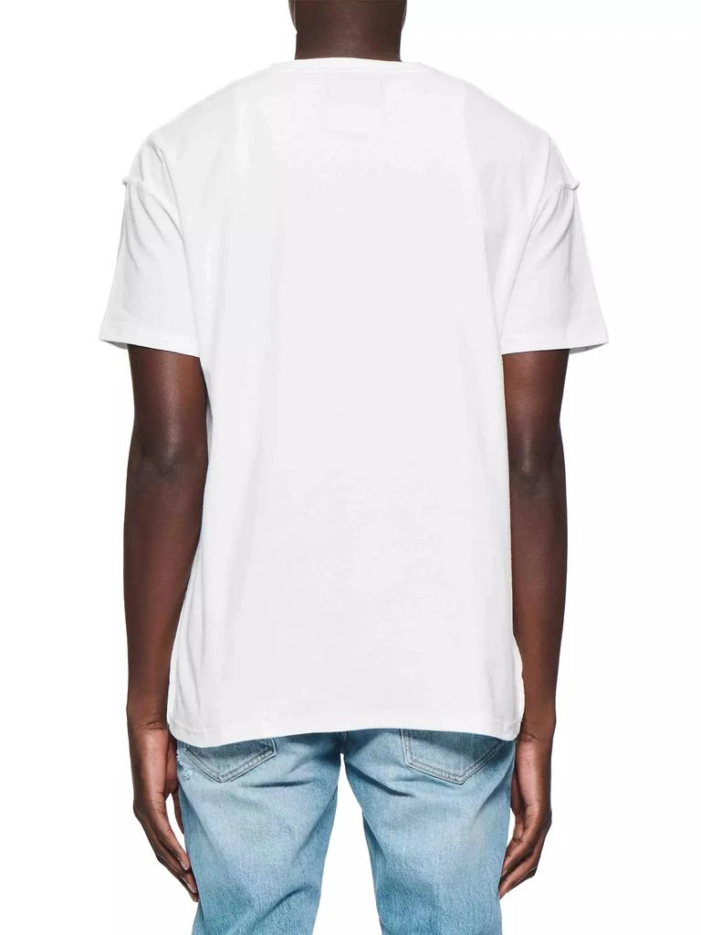 Purple Brand Textured Inside Out T-Shirt 2