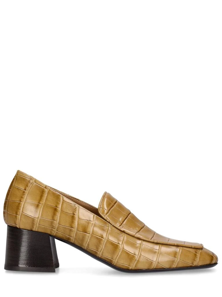 Totême 55mm The Block Heel Leather Pumps 1