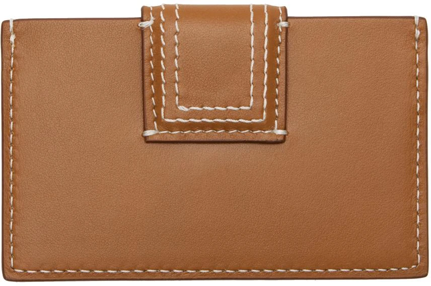 JACQUEMUS Brown Les Classiques 'Le porte-carte Bambino' Card Holder 2