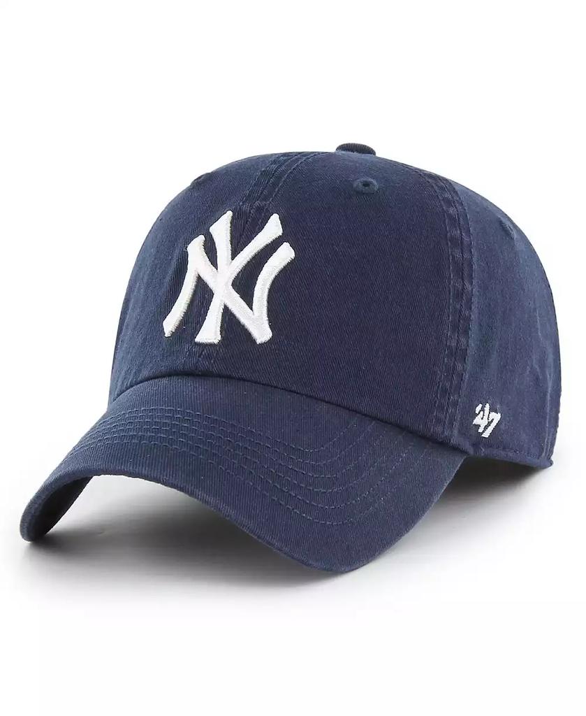 47 Brand Men's Navy New York Yankees Franchise Logo Fitted Hat