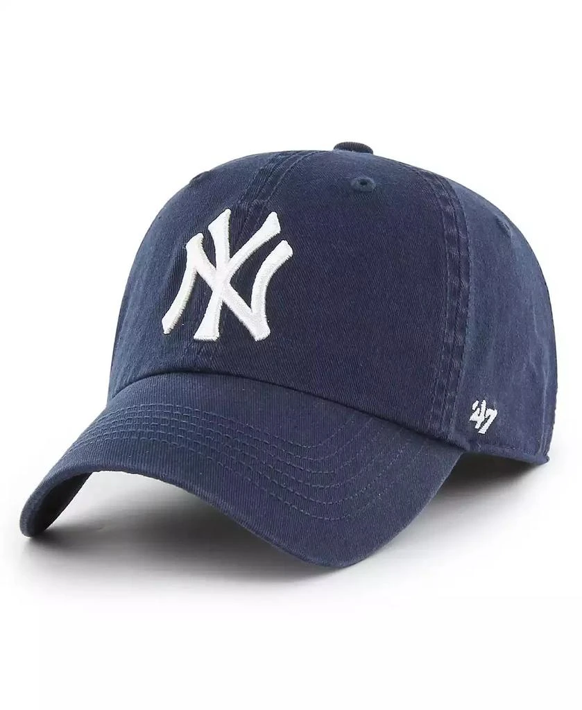 47 Brand Men's Navy New York Yankees Franchise Logo Fitted Hat 1