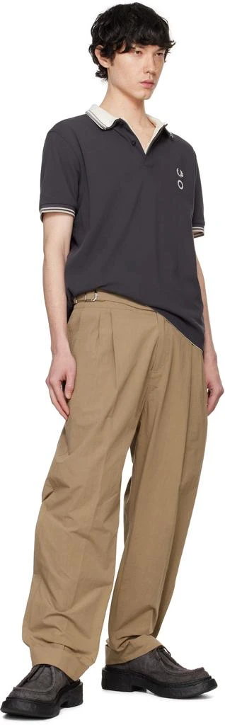 Craig Green Tan Double Pleat Trousers 4