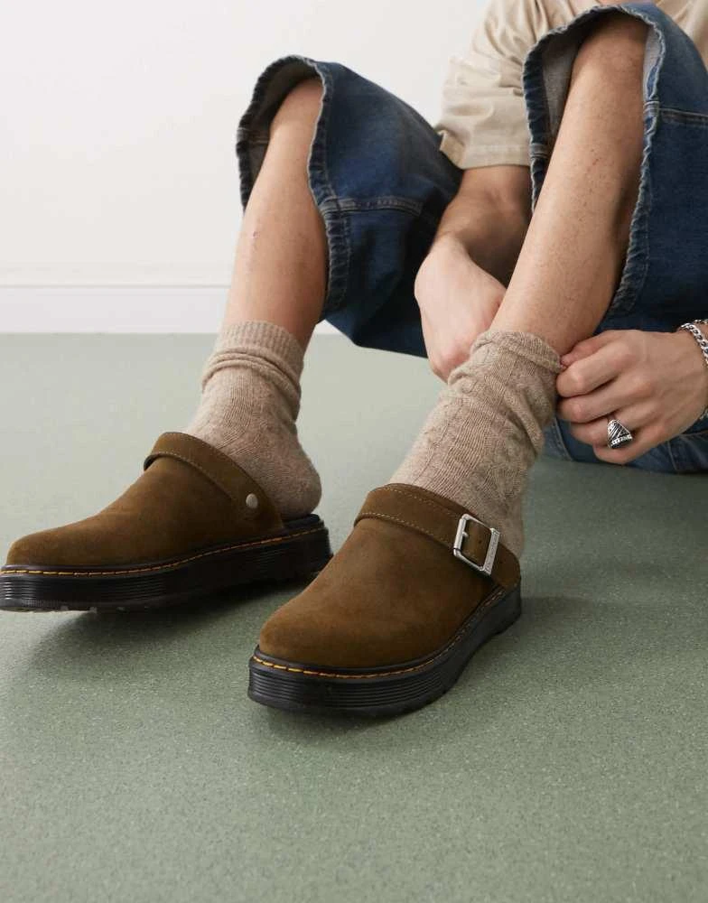 Dr. Martens Dr Martens Brookline mules in olive brown 1