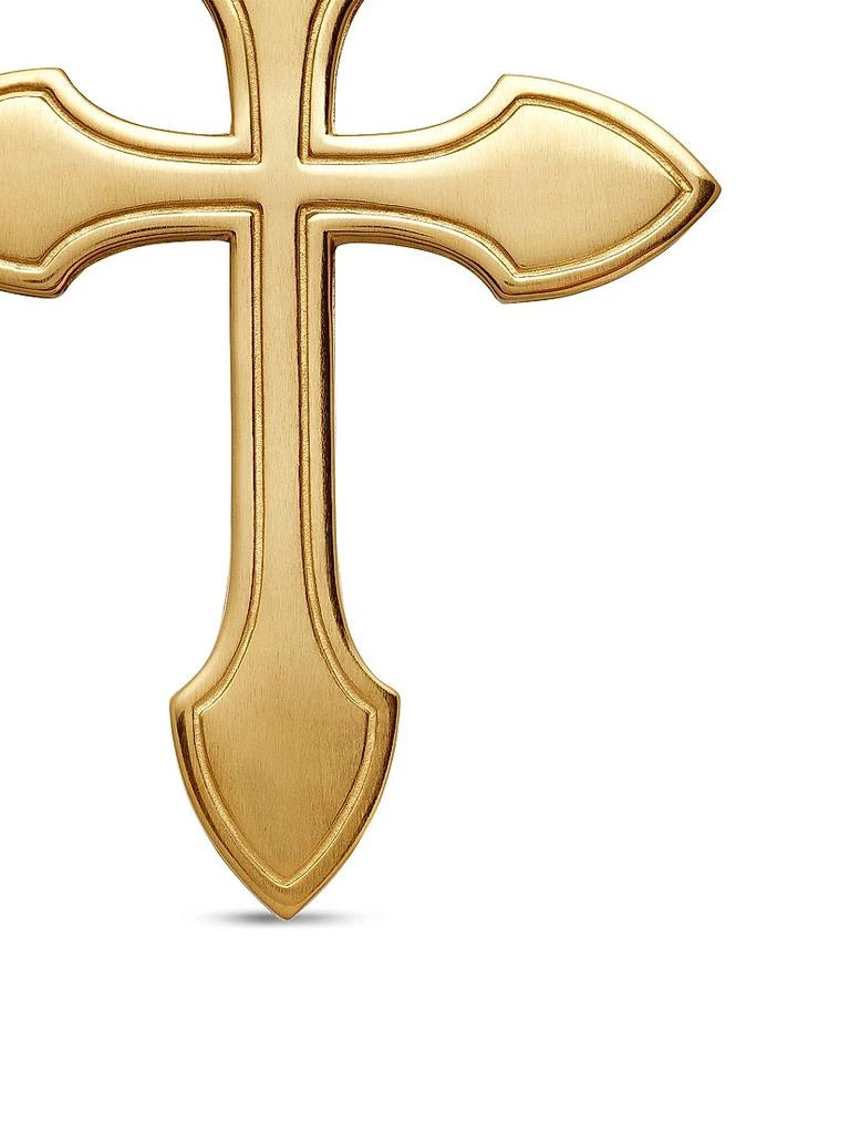 David Yurman Gothic Cross Amulet in 18K Yellow Gold 6