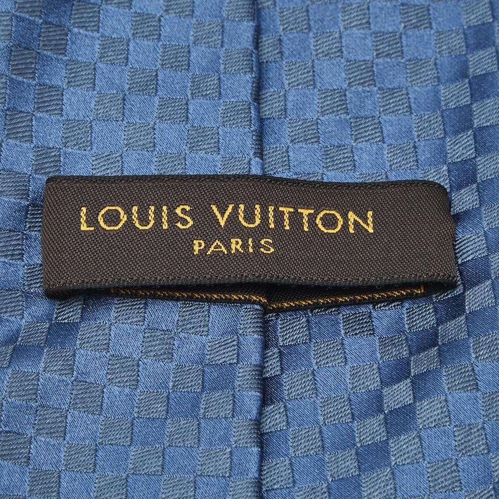 Louis Vuitton Louis Vuitton Blue Silk Damier Classic Tie 4