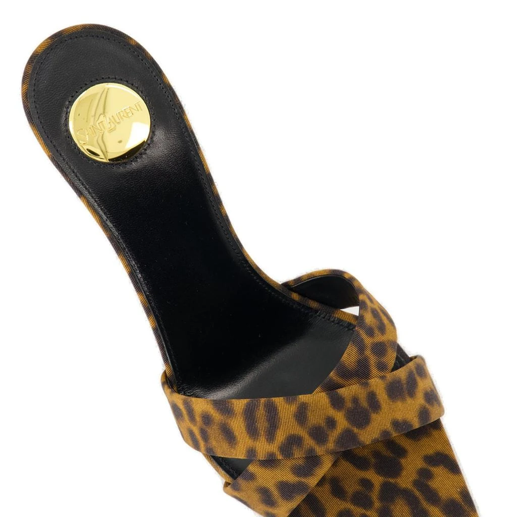 Yves Saint Laurent Saint Laurent Jill Leopard Mules 4