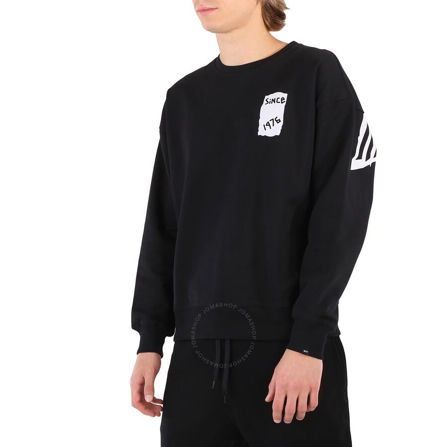 BOY LONDON Boy Backprint Tape Eagle Cotton Sweatshirt