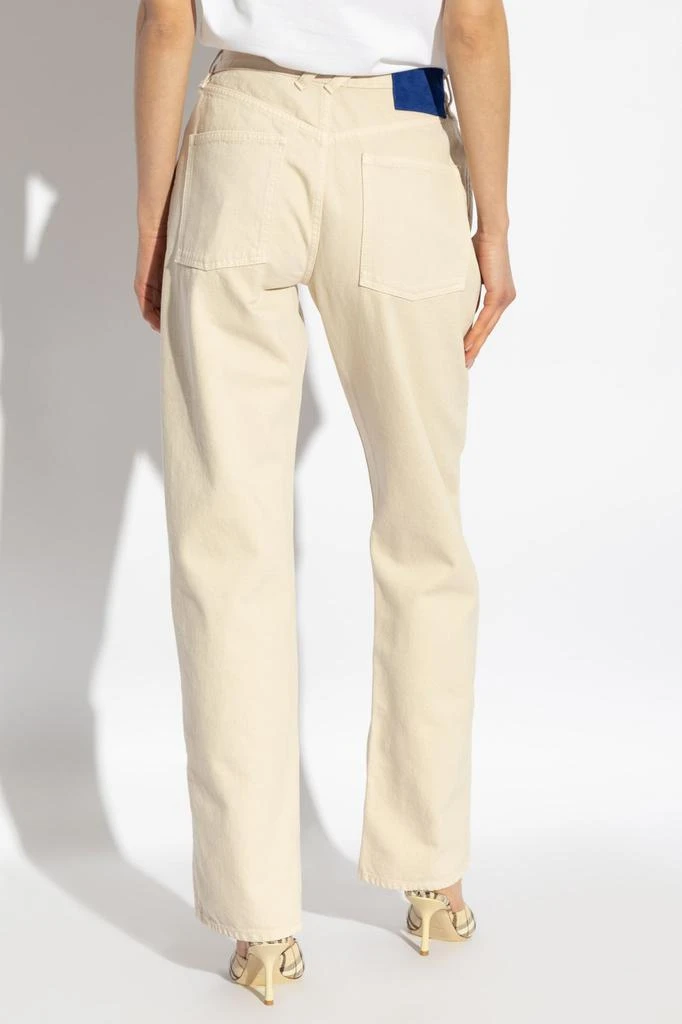 Burberry Burberry Logo Patch Straight-Leg Trousers 3