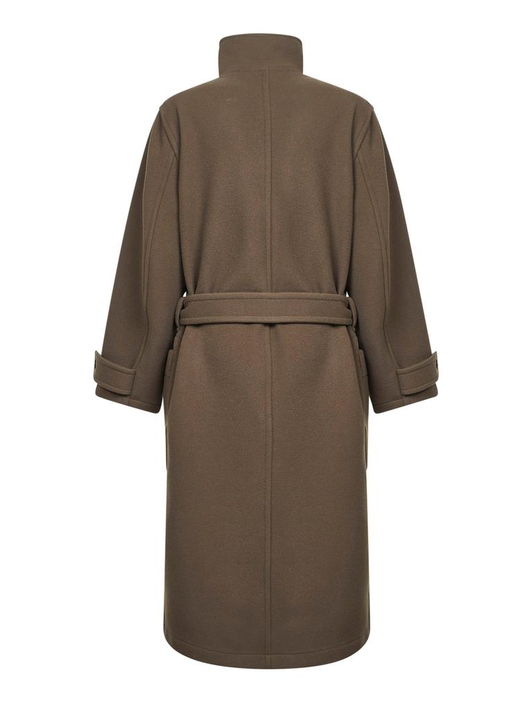 Lemaire LEMAIRE | Brown double wool wrap coat | Women | XS - Coats