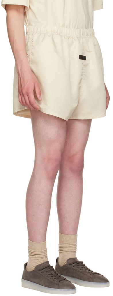 Essentials Off-White Nylon Shorts