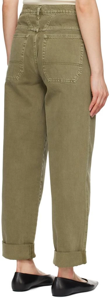 FRAME Khaki 90's Utility Loose Jeans 3