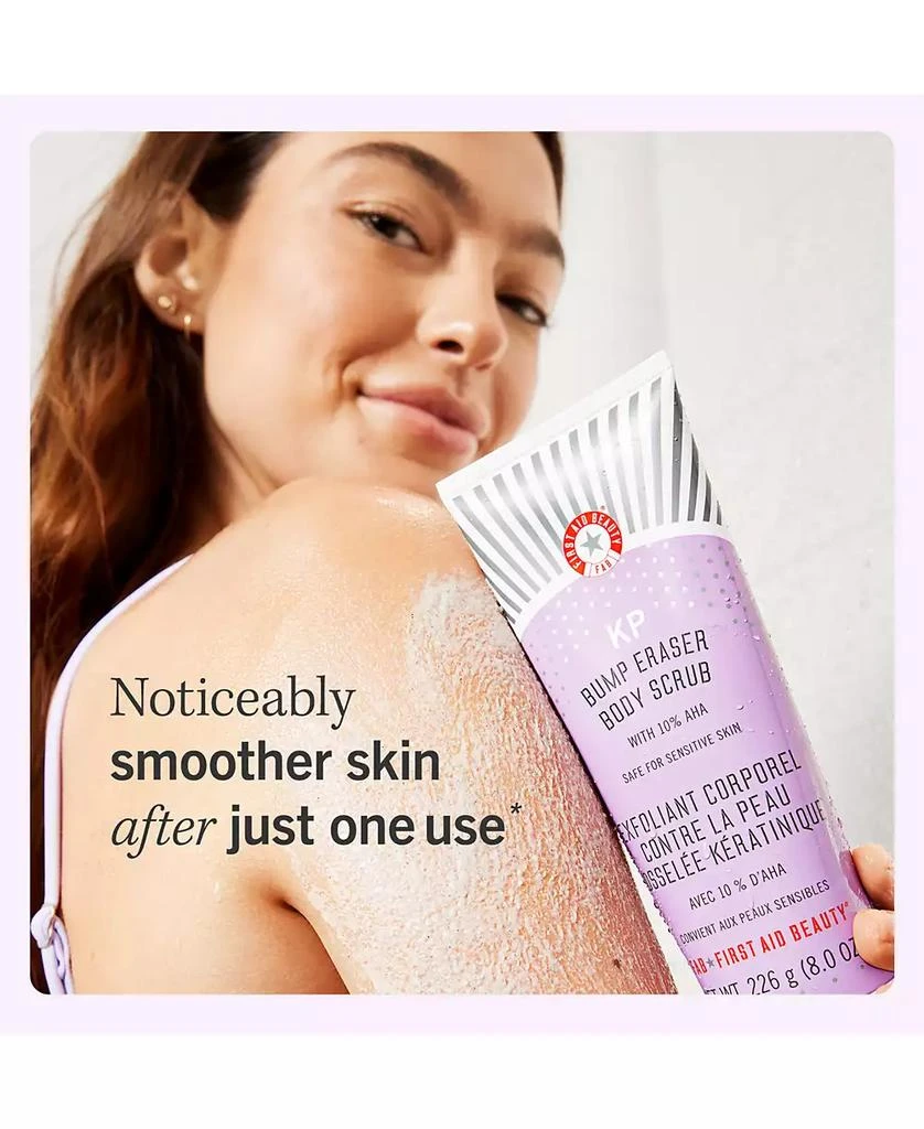 First Aid Beauty KP Bump Eraser Body Scrub with 10% AHA – Body Exfoliant for Keratosis Pilaris, 8.0 oz. 2