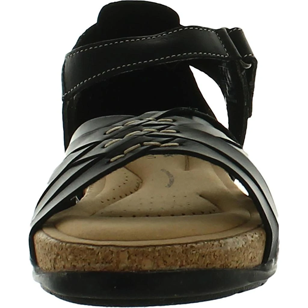 Clarks Roseville Cove Womens Leather Comfort Wedge Sandals 3