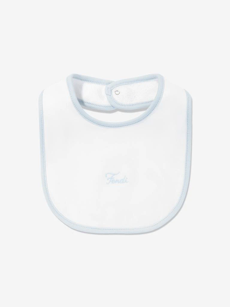 Fendi Baby Boys Logo Babygrow Set in Blue 4