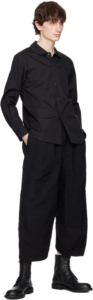 Black Comme des Garçons Black Peter Pan Collar Shirt 4