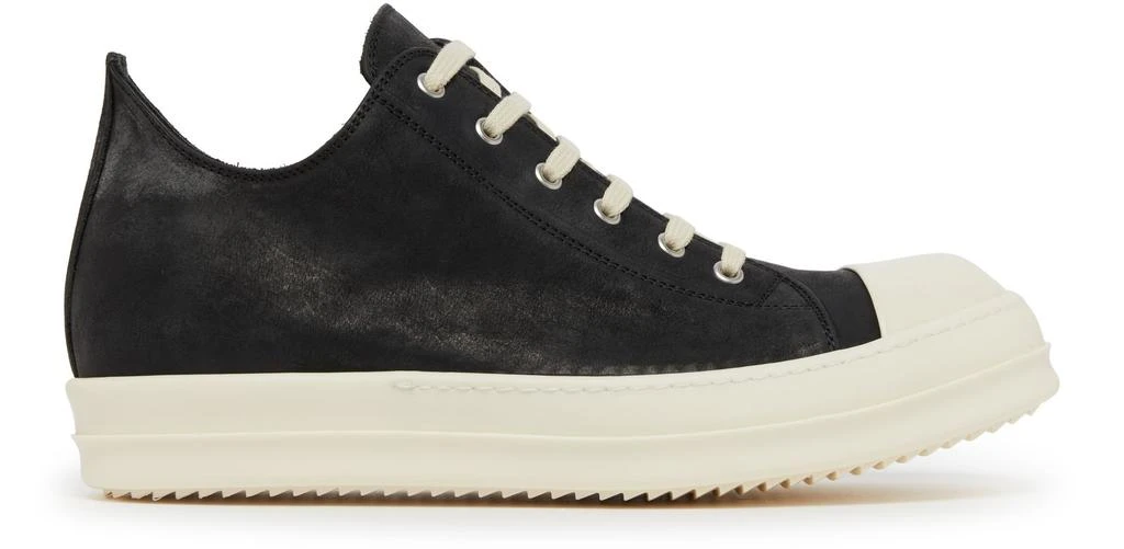 RICK OWENS Leather low sneakers 1