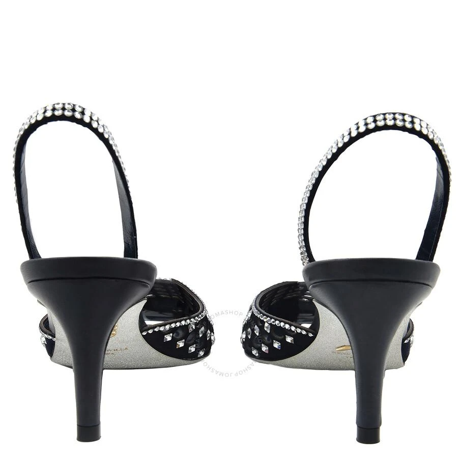 Rene Caovilla Carrie Crystal Embellished Slingback Pumps 3