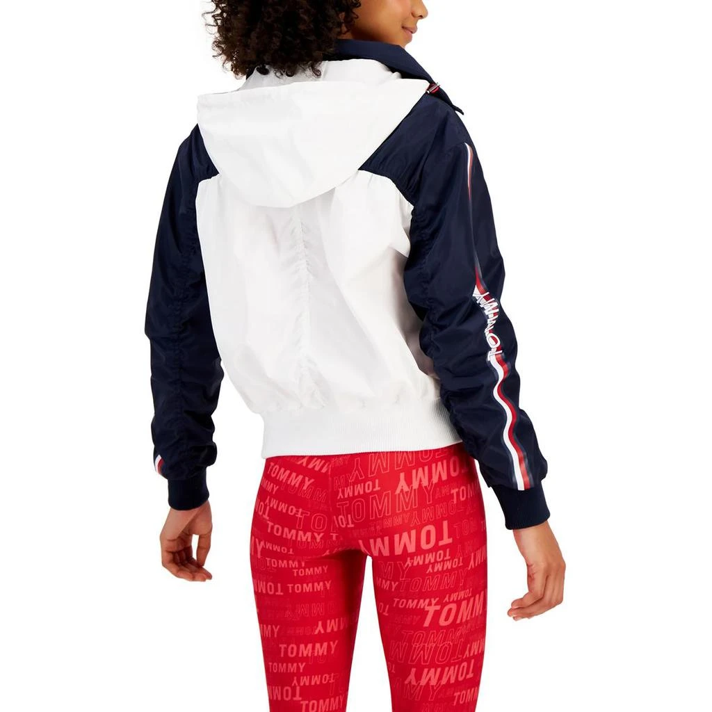 Tommy Hilfiger Tommy Hilfiger Womens Light Weight Hooded Windbreaker Jacket 2