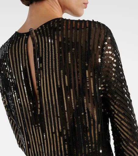 JOHANNA ORTIZ Sequined silk gown 7