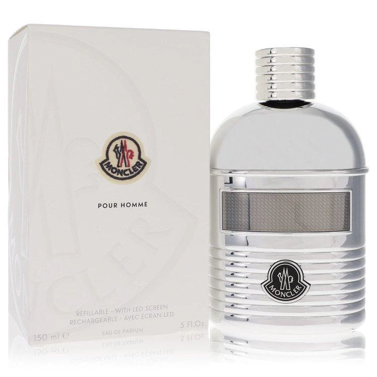 Moncler by  Eau De Parfum Spray (Refillable + LED Screen) 5 oz for Men 1