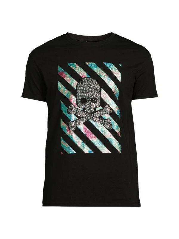 Heads or Tails Embellished Graphic Tee 3