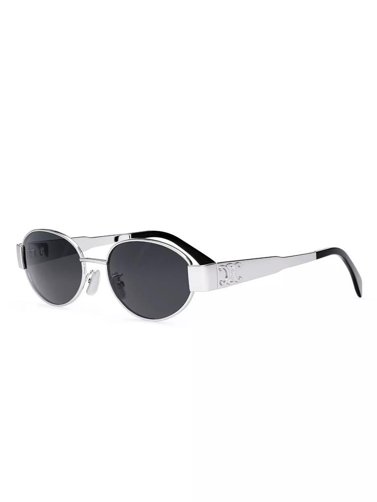 CELINE Triomphe 54MM Oval Sunglasses
