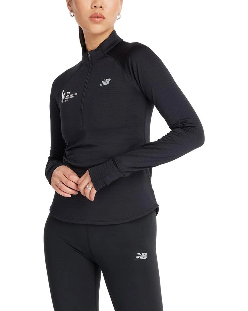 New Balance NYC Marathon Athletics Heat Grid Half Top 1