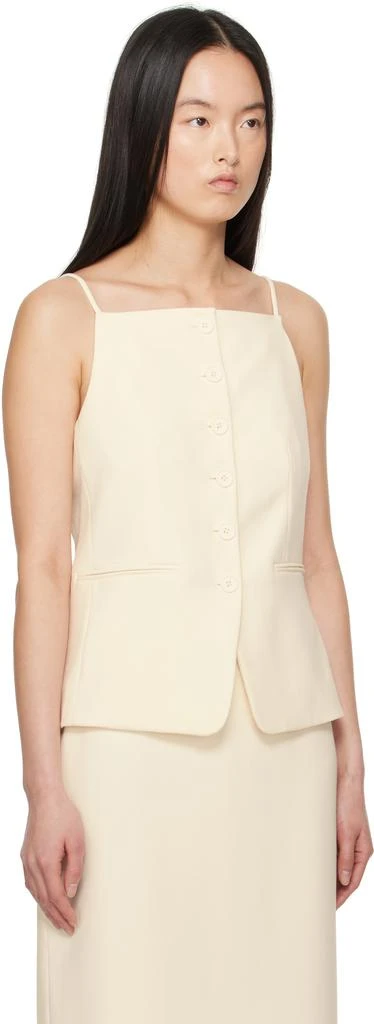 Staud Off-White Una Tank Top 2